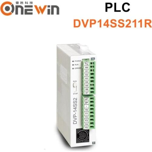 DVP14SS211R Delta PLC 24VDC 8DI 6DO relay output module SS2 series