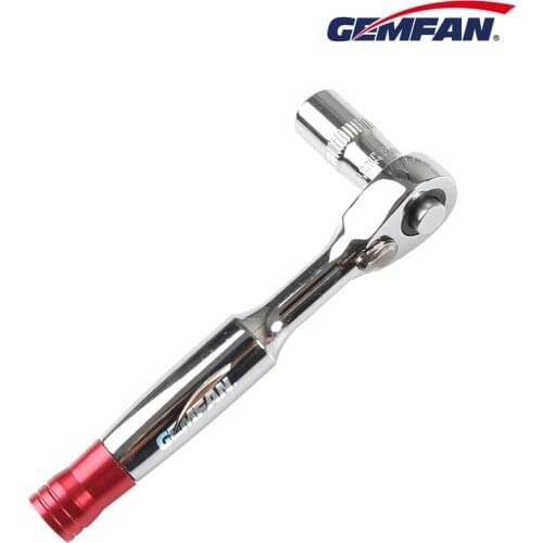 83.2g Gemfan Detachable 1/4 Ratchet Wrench 8mm Socket Screwdriver All Metal for FPV Racing Drones Unloading Propeller Tool