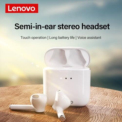 Lenovo QT83 TWS Headphones Bluetooth 5.0 Earphone Wireless Stereo Smart Touch Headset Sports Running With Microphone Headphones