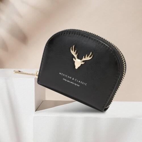 Mexican Classic Luxury Small Wallet For Women 2021 Fashion Card Bag Coin Pocket Purse Zipper Money Card Holder Anti-theft Purse