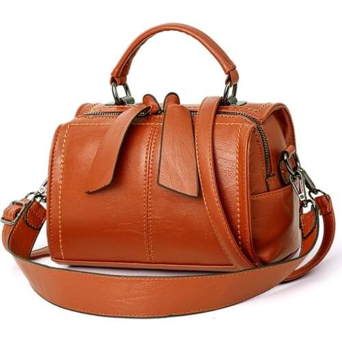 Fashion shoulder bag women 2020 new retro portable small bag soft leather rivet single shoulder messenger bag casual Hand Bags