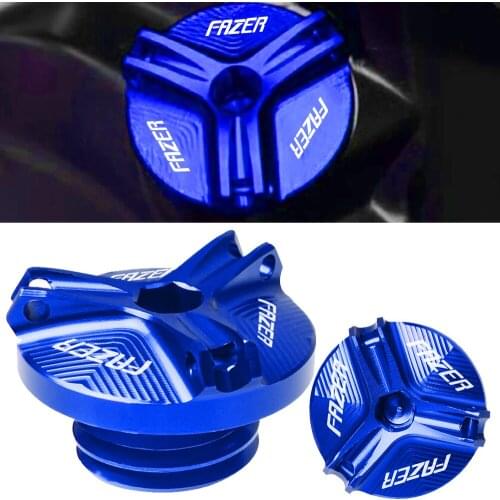 Motorcycle CNC Engine Oil Filler Cup Plug Cover cap Screw FOR Yamaha FZ1 Fazer 2006 2007 2008 2009 2010 2011 2012 2013 2014 2015
