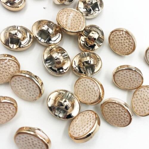 30/50/150PCS 13MM New Plating Buttons With Rhinestones Shank DIY Apparel Sewing Accessories Shirt PH316