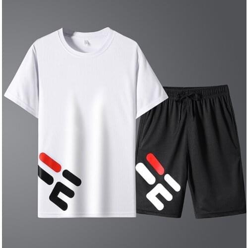 2021 new summer new mens sports casual suit breathable and comfortable 8806