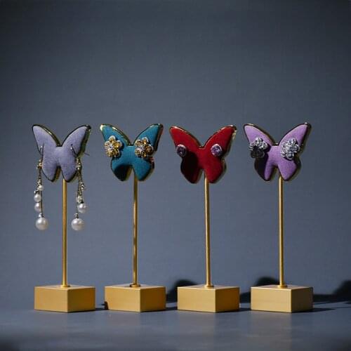 New earrings shelf display stand creative live room earrings jewelry shooting props jewelry display racks