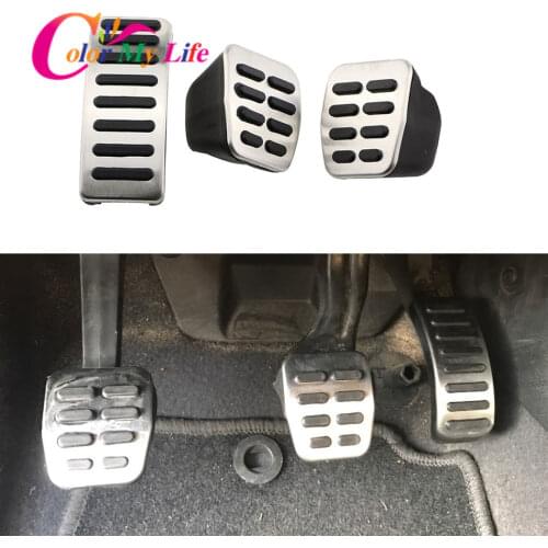 Stainless Steel Car Gas Brake Pedals for Audi TT A1 A2 A3 Pedale for VW Golf 3 4 Polo GTI 9N3 for SKODA Octavia SEAT Ibiza Fabia