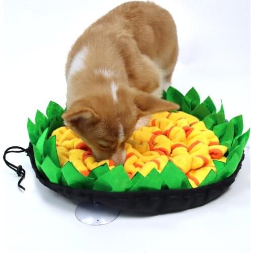 Pet Dogs Snuffle Mat Nose Smell Training Pet Sniffing Mat Slow Feeding Bowl Food Dispenser Relieve Stress Puzzle Dog Accessories