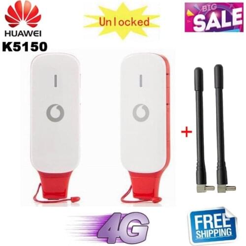 Unlocked HUAWEI K5150 4G LTE FDD 150Mbps USB Stick 4G LTE usb Modem PK E392 E398 E3276 K5005