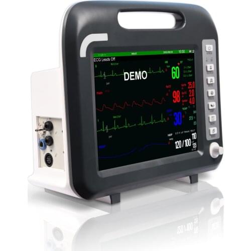 Sinnor 12inch patient montior SNP9000E cardiac monitor with standard adult accessories standard 6 parameters