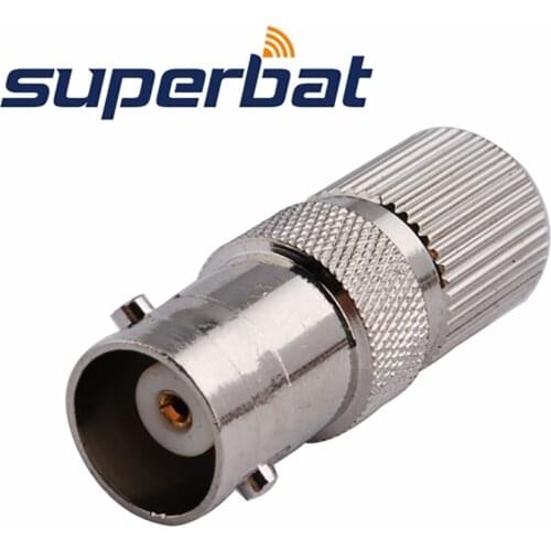 Superbat BNC-1.6/5.6 RF Coaxial Adapter BNC Female Jack to 1.6/5.6 Male Plug for CCTV