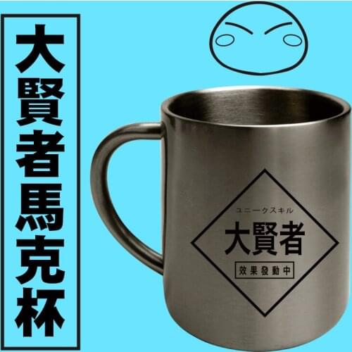 That Time I Got Reincarnated as a Slime Double Wall Stainless Steel Cup Coffee Milk Tea Water Travel Mug for Outdoor Drinking