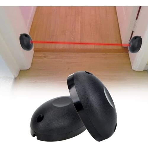 External Positioning Alarm Detector Single Beam Infrared Radiation Sensor Barrier Against Hacking System for Gates Doors Windows