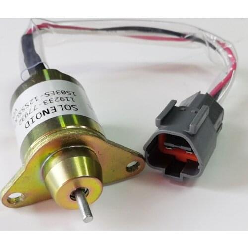 Yanmar 4TNV94 98 Doosan 60 Hyundai 60 Excavator Parts Flameout Switch 119233-77932 1503ES-12S55UD