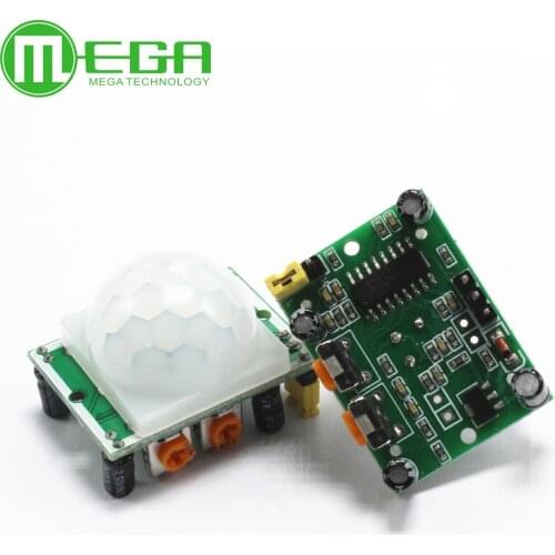10PCS HC-SR501 HCSR501 Adjust IR Pyroelectric Infrared PIR module Motion Sensor Detector Module