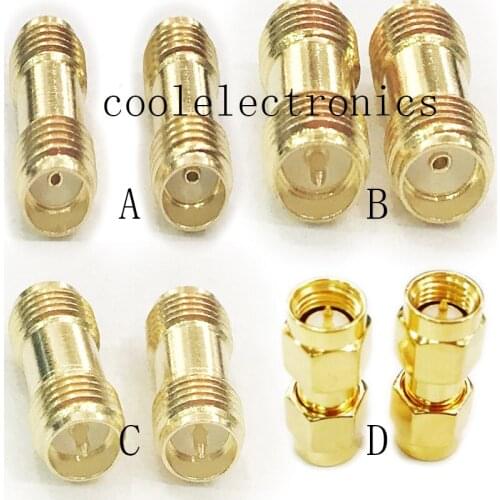 10pcs SMA Female to SMA Female RP-SMA Female RF Coax Coaxial Adapter Connector