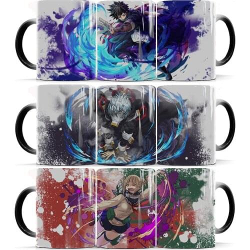 2021 My Hero Academia Mugs Ceramic 11oz Color Changed Tea Milk Gift Mug 350ml Magic Coffee Mug Friend Birthday Gifts Mugs
