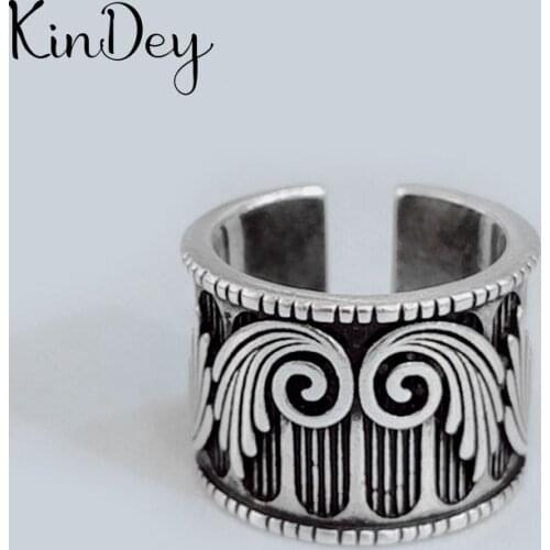 2021 New Charm Boho Wings Rings For Women Lover Wedding Bridal Valentines Gifts Men Open Retro Antique Rings