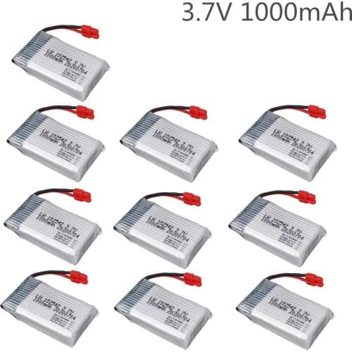 3.7V 1000mAh 25C Battery for SYMA X5HW X5HC X5UC X5UW For RC Drone Quadcopter Spare Bettery Parts 3.7v 102542