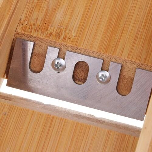 Bamboo Soap Mold Beveler / Planer Soaps Loaf Making Tool 7.48x4.33x1.88inch