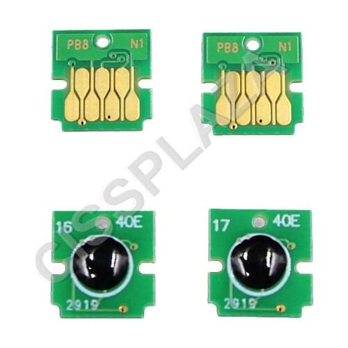 CISSPLAZA 20pcs T6714 Maintenance Tank chip compatible For WorkForce Pro WF-C8690D3TWFC WF-C8610DWF WF-C8190DW WF-C8190DTW