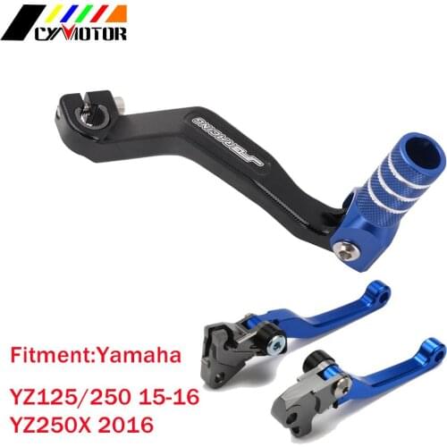 CNC Motorcycle Gear Shift Shifter Lever Pedal Brake Clutch Levers For YAMAHA YZ125 YZ250 2015-2016 YZ250X YZ 125 250 250X X 2016