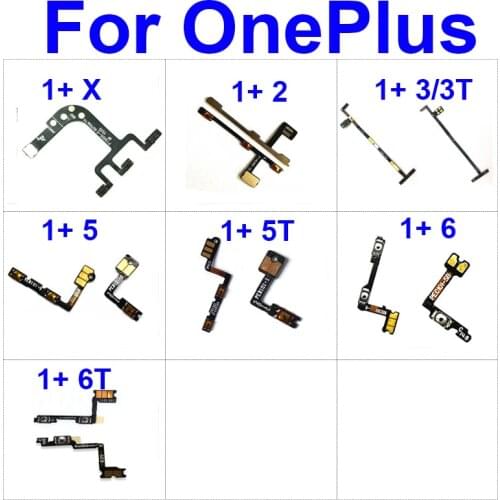 On/Off Power Volume Up Down Control Side Button Flex Cable For Oneplus 5 5T A5000 Power Volume Switch Flex Ribbon Parts Repair