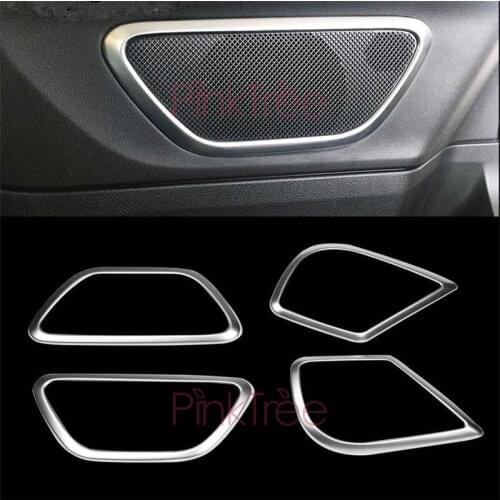 For Mercedes Benz Vito 2014 - 2018 Chrome Interior Door Stereo Loudspeaker Audio Cover Trim Frame Panel Car Styling Accessory