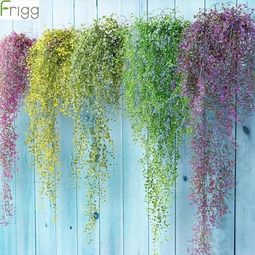 Frigg 80cm 1pcs Artificial Flowers Vine Ivy Leaf Fake Plant Artificial Plants Green Garland Home Wedding Party Decoration