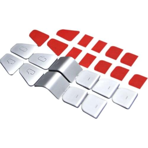 Car Window Switch Button Sticker Window Lift Button Trim Cover for Tesla 2021 Model3 Model Y Car Interior Decoration Dropship