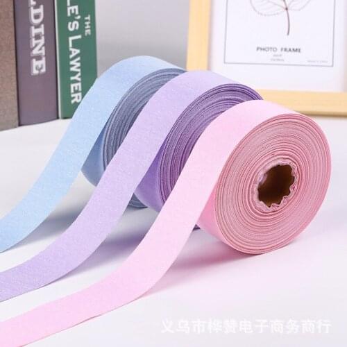 5yards/lot) Solid Color Ribbon for Bouquet Gifts Wrapping Materials Clothing Hats Accessories Home Party Decor Craft Ribbons