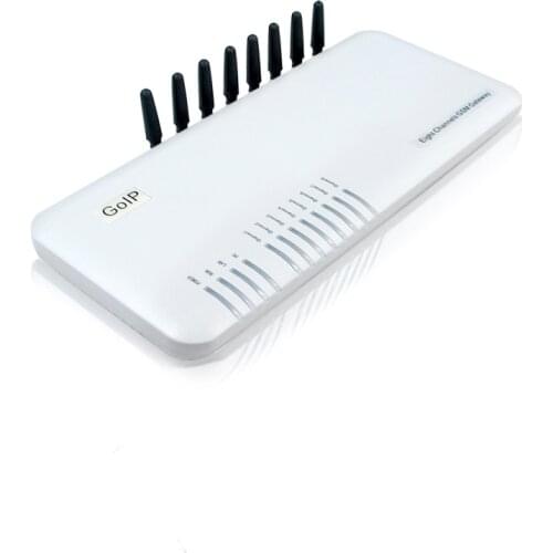 Hot selling 8 Port 8 SIM GOIP 4G Gateway for VoIP Termination Business simbox gsm voip gateway