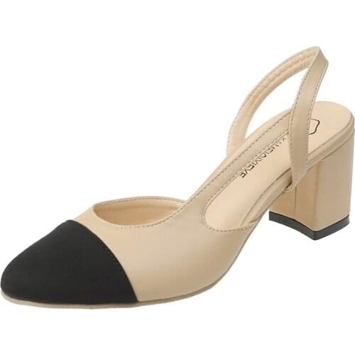 Summer Women Shoes Wedding Party Sandals 2021 Hot Sale Dress Shoes Mid Heel Square Head Fashion Shoes Casual Shoes Women