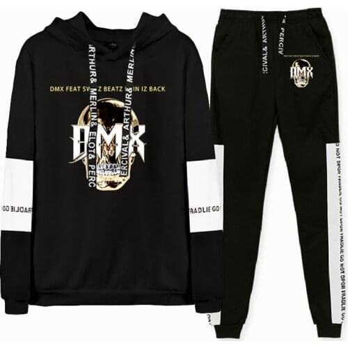 DMX Men Women Warm Sweatshirt and Trousers Suit Hoodie Pants Set Long Sleeve Sportwear Tracksuit Set Autumn Winter Suits