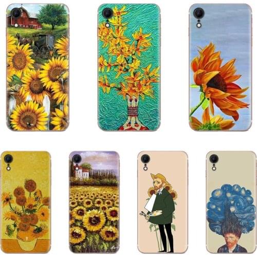 Soft Call Box For Samsung Galaxy S3 mini S4 Mini S5 Mini S6 Edge S7 Edge S8 Edge Plus S9 S10 S20 Plus Van Gogh Sunflowers Daisy