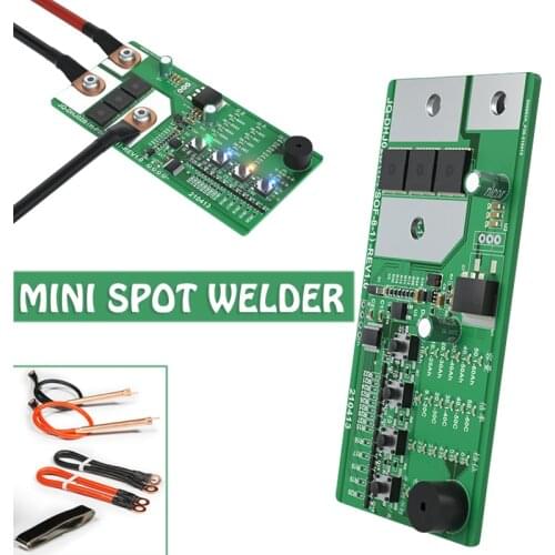 DIY Mini 6.5V-16V Spot Welder Set Circuit Board Soldering Pen Kit Power Supply Portable Battery Energy Storage Type Spot Welder