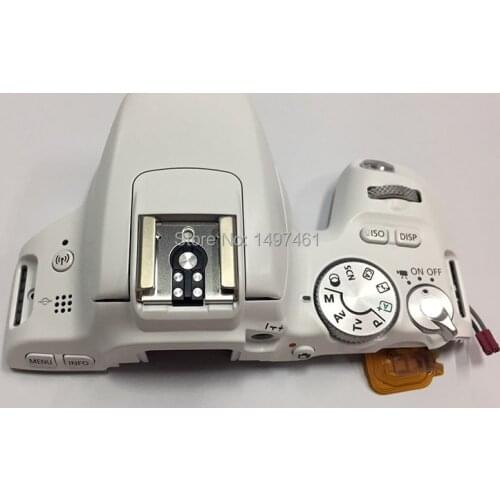 New white Top cover with Push button switch Repair parts for Canon EOS 200D ; Rebel SL2 ; Kiss X9 SLR