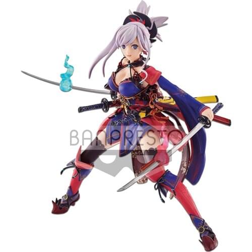 Tronzo Original Banpresto Fate Grand Order FGO Saber Miyamoto Musashi PVC Action Figure Ichiban Kuji Musashi Model Toys In Stock