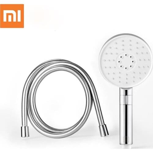 Original Xiaomi mi Mijia Diiib 3 Mode Handheld Shower Set 360 Degree 120mm 53 Water Hole, PVC Matel Powerful Massage Shower D5