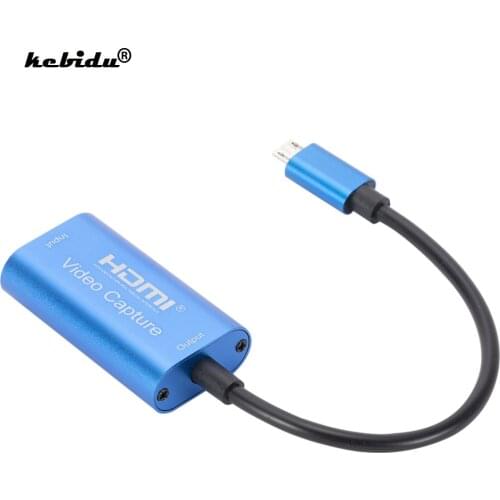 1080P HDMI-compatible to USB-C Video Capture Card HD Type C to HDMI-com' Video Capture Board Game Record Live Stream Broadcast