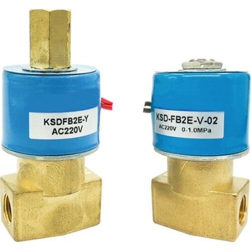 KSD FB2E Direct Action Pneumatic Water Gas Air Solenoid Water Valve FB2E-V-08 FB2E-V-10 DC231Y-08 DC231Y-10 AB310