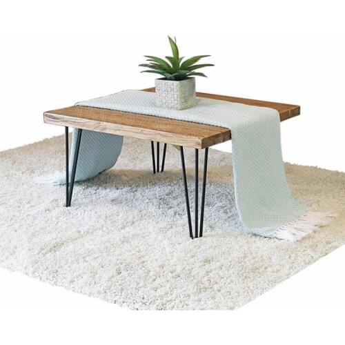 Dropshipping Hot 4 Pcs Black Coffee Table Legs For Metal Furniture Chair Legs Iron Desk Cabinet To The Dresser Foot Bathroom HWC