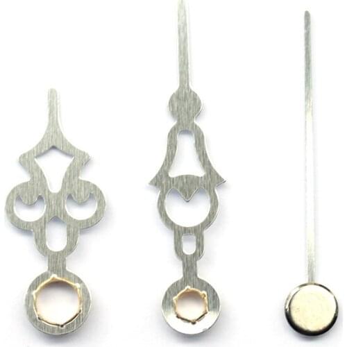 S Shaft Short Clock Hands 9107#silver (just hands) Metal Aluminum DIY Hands Quartz Clock Accessory High quality DIY Clock kits