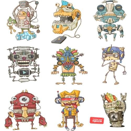 Iron on Transfer for Clothing Thermoadhesive Patches Stickers Diy Flower Textile Vinyl PVC Stripes Thermotransfer for Clothes C