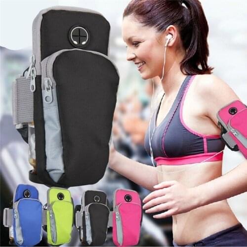 Universal 6" Running Armband Phone Case Holder High Quality Phone Bag Jogging Fitness Gym Arm Band for iPhone Samsung Huawei