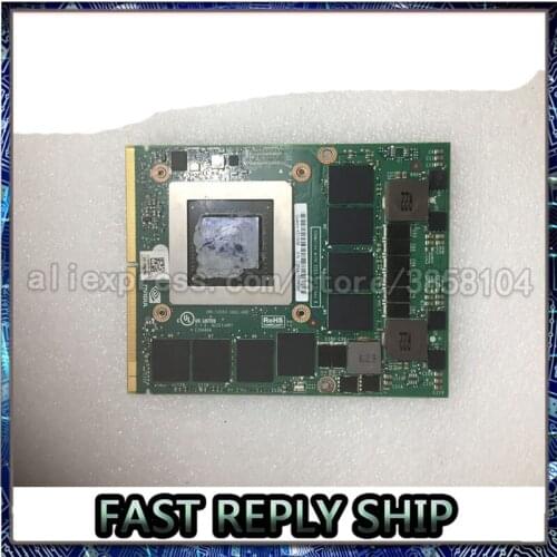 K5100M K 5100m M5000M 8G N15E-53-A2 CN-034P9D VGA Video Graphic Card For DELL M6700 M6800 HP 8770W ZBOOK15 G1 G2 100% test ok