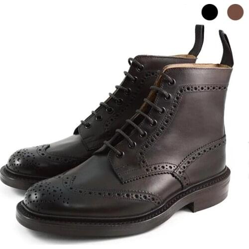 Winter Add Velvet Mens Boots Shoe Best High-Top Genuine Leather Work Boots Fashion Designer Handmade Man Shoes