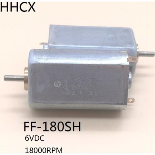 1PCS FF-180SH-2657 motor large torque small DC motor 180 6VDC 18000RPM for toy car DIY Electric shaver accessories FF-180SH