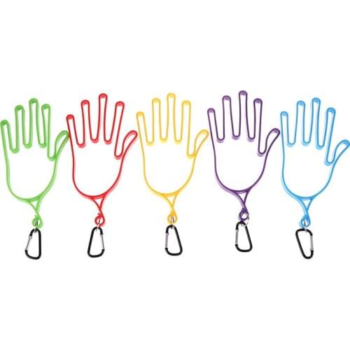 1pcs Golf gloves rack golfer tool ABS plastic golf gloves holder rack with key buckle