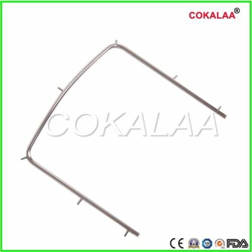 1Pcs Dentistry Clinic Stainless steel Rubber Dam Frame Holder Instrument Autoclavable For Dental Lab Supplies