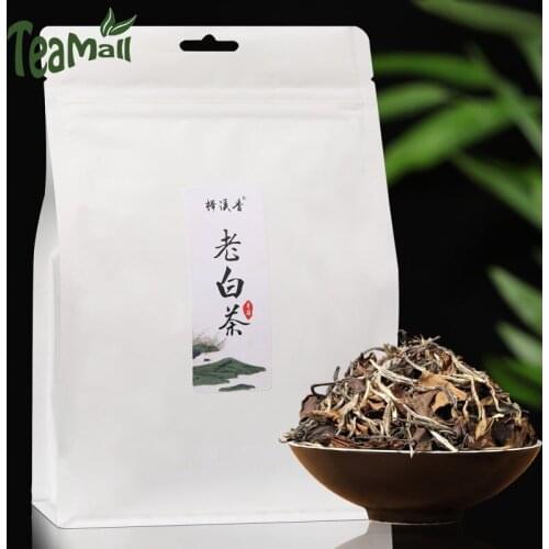 2016 White Chinese Tea Fuding Lao Bai Cha Alpine Producing Area Shou Mei Loose Tea with Jujube 100g